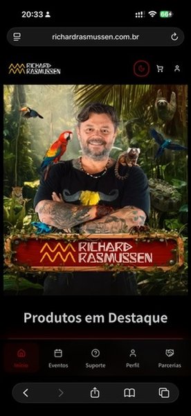 Richard Rasmussen · Site de Vendas