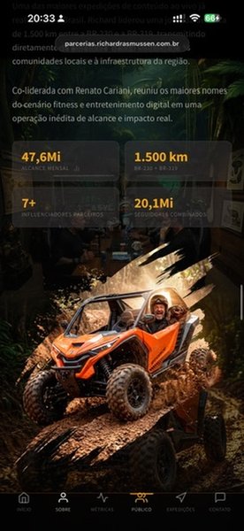 1.500km BR-230 · Expedições